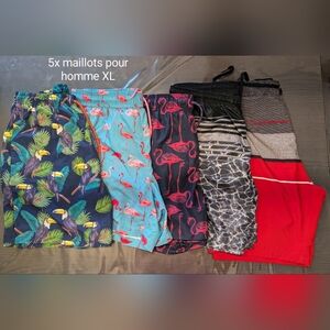 5 maillots pour homme grandeur XL  amazon Bench Georges Kirkland